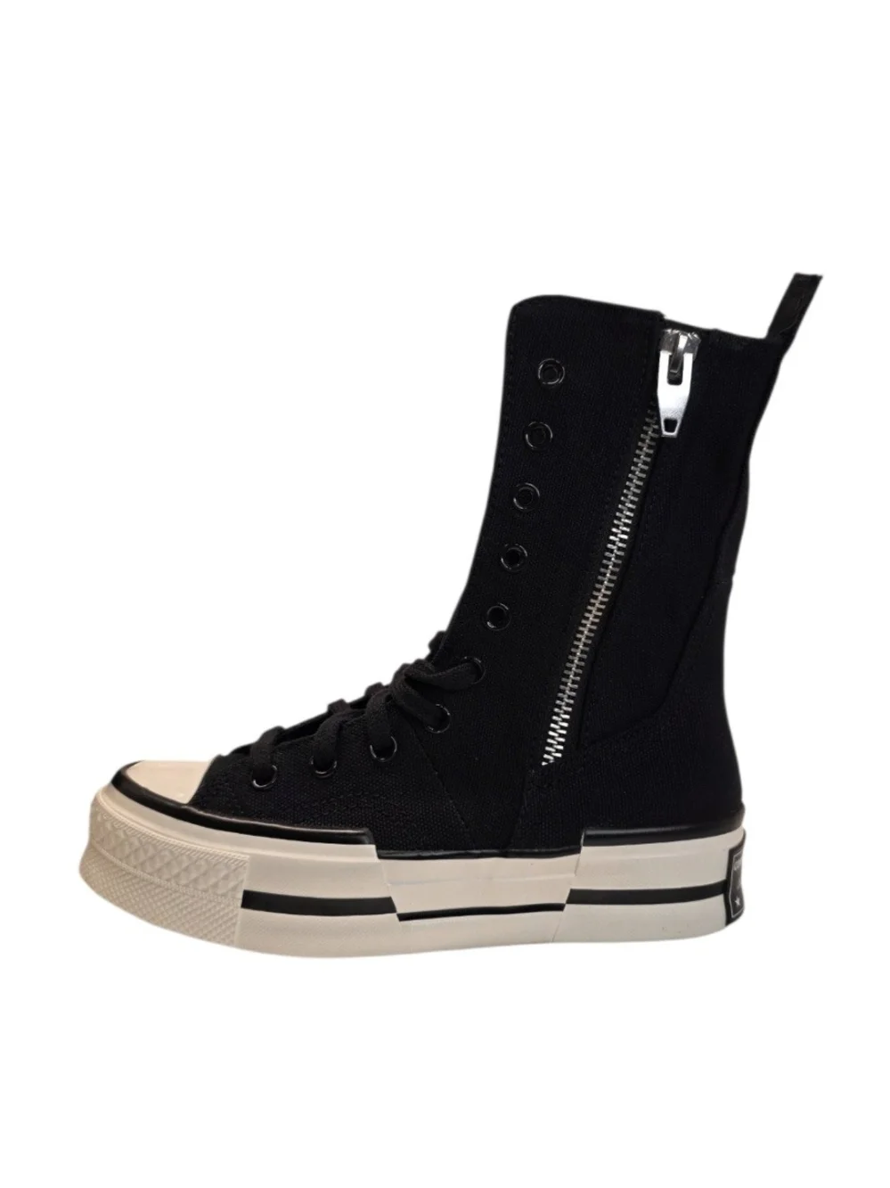 New Converse Chuck 70 Plus X-Hi High Top Black Platform Sneakers Boots Women 7